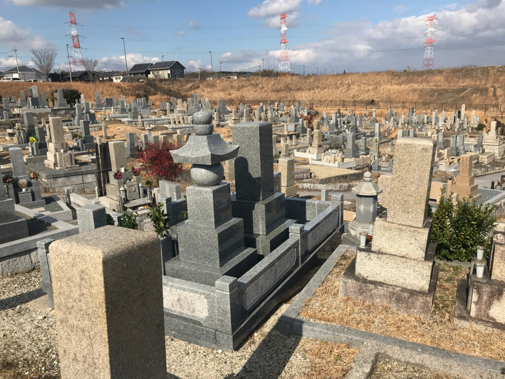 京田辺市にあるお墓、南山東墓地